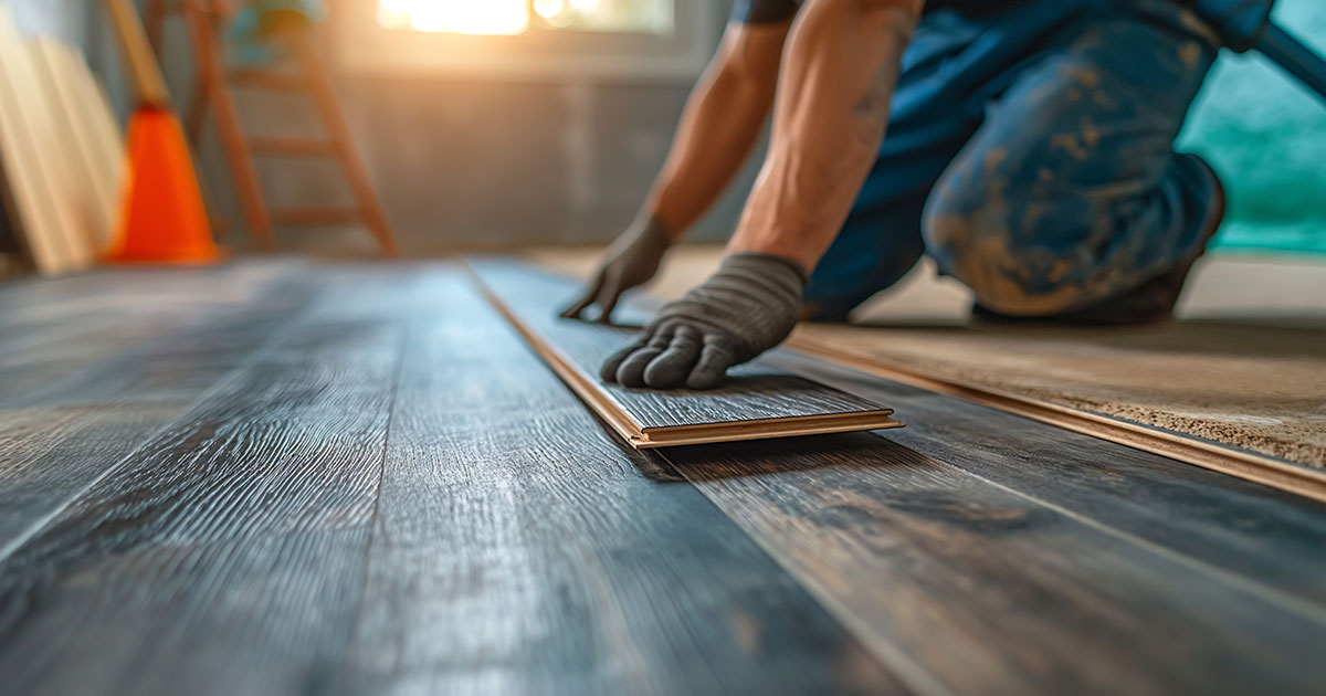 Can I install my own flooring?
