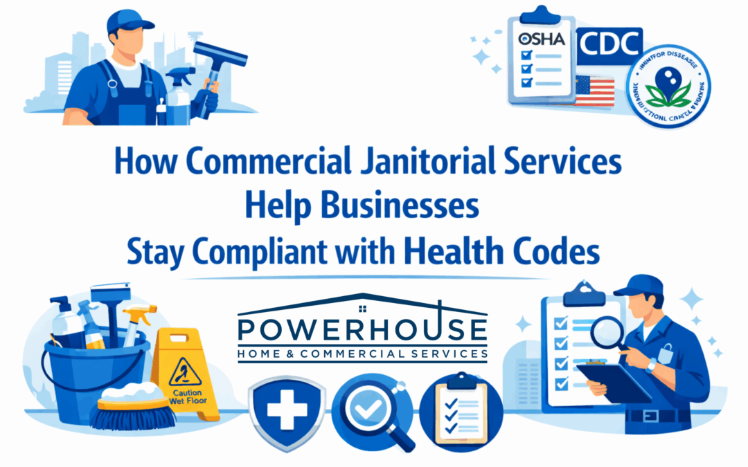 How Commercial Janitorial Services Help Businesses Stay Compliant with Health Codes